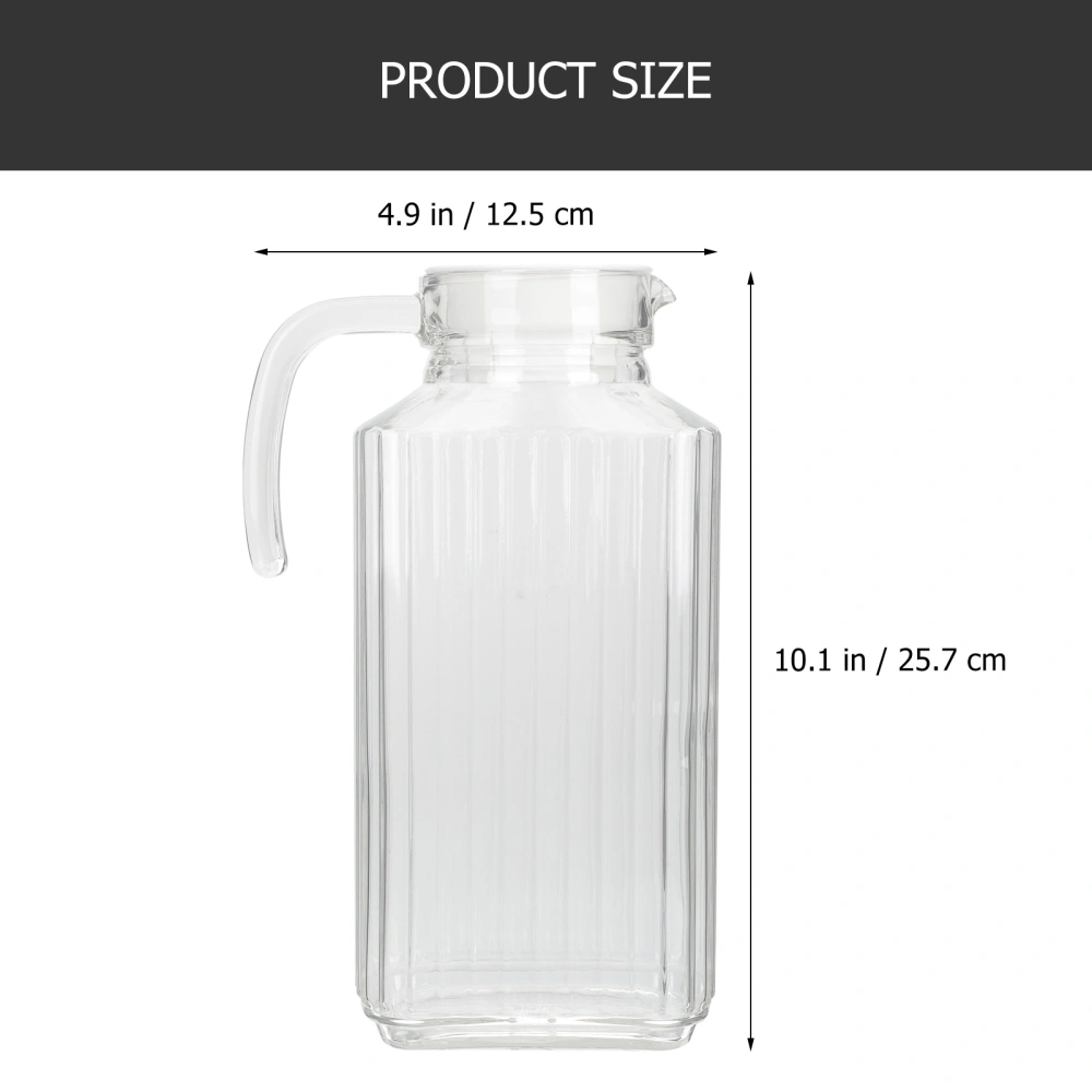 Glass Cold Beverage Holder Cold Water Kettle Large Capacity Water Holder