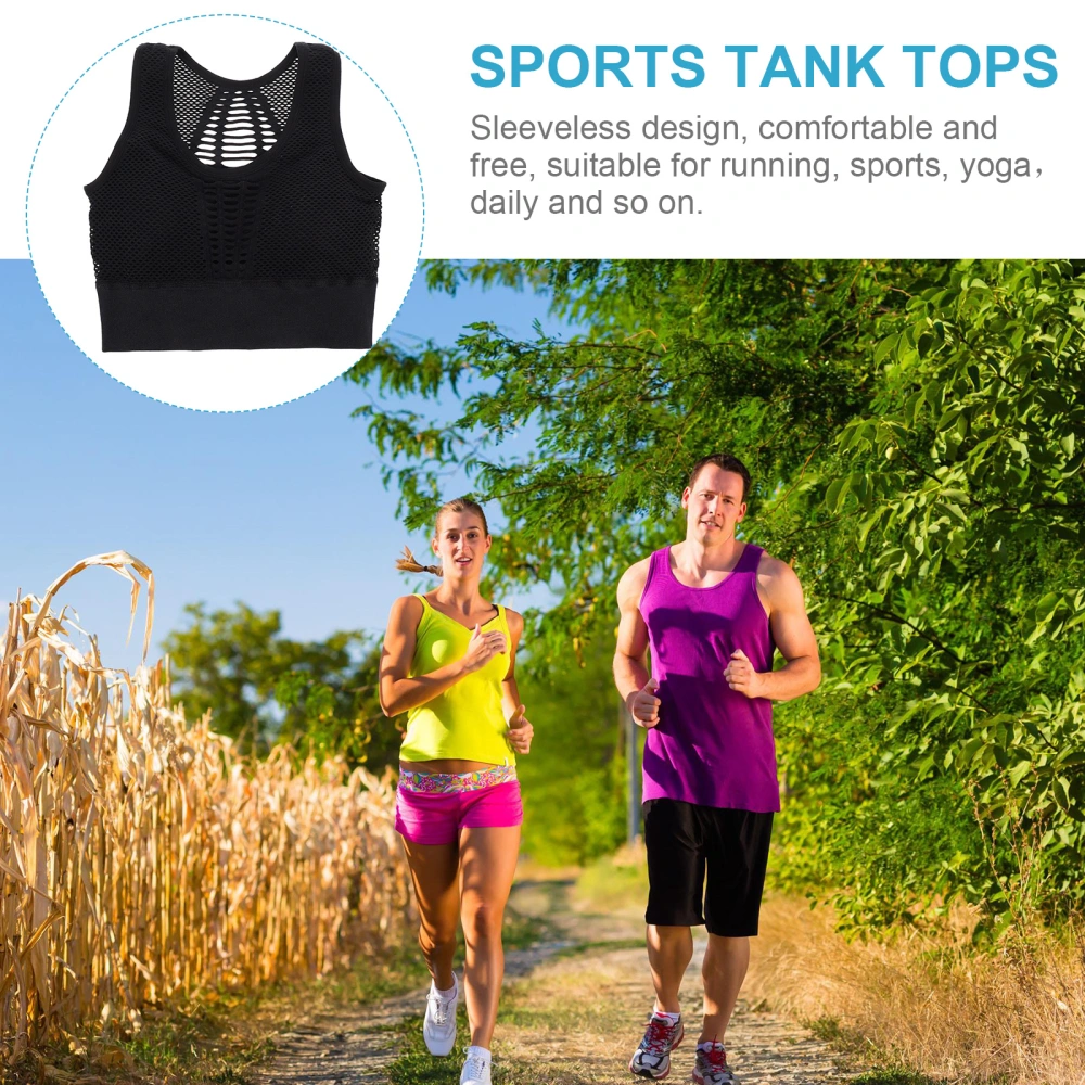  Sports Underwear Running Vest Fitness Gathered Detachable Chest Pad Vest