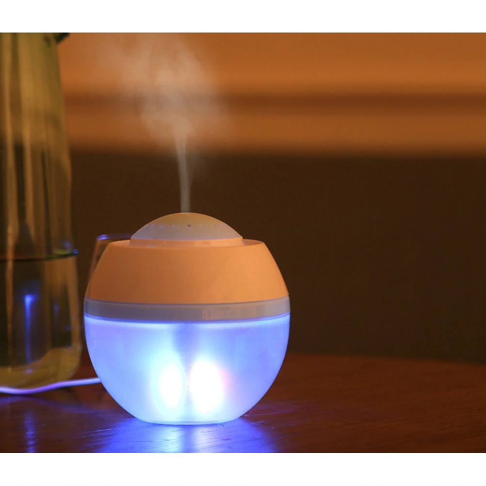 Mini Household Humidifier Diffuser Silent Air Fresher Humidifier for Car Bedroom (Blue)
