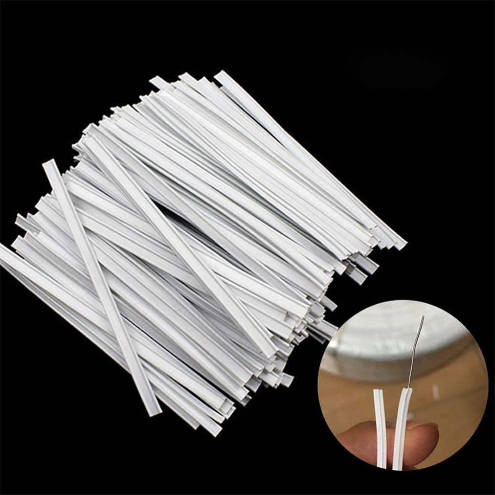 500pcs Mask Sponge Nose Strips Sponge Sticks Twin-core Making Ropes Mask Accessories (White)