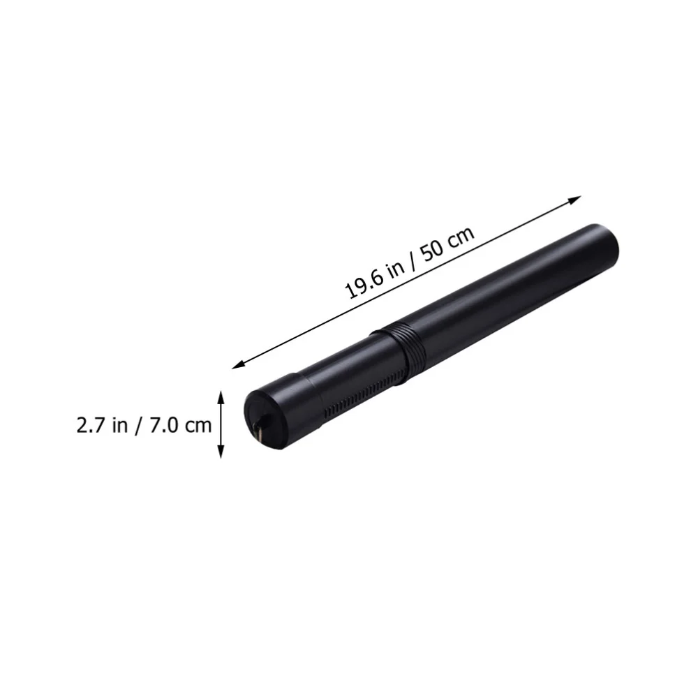 Drawing Tube Blueprint Case Telescoping Art Tube Middle Plastic Black Storage Tube Expands from 20 to 35 Inches Waterproof Poster Tube with Strap