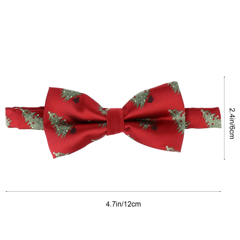 Christmas Style Bow Ties Pre-Tied Formal Tuxedo Bowtie Party Clothes Accessory