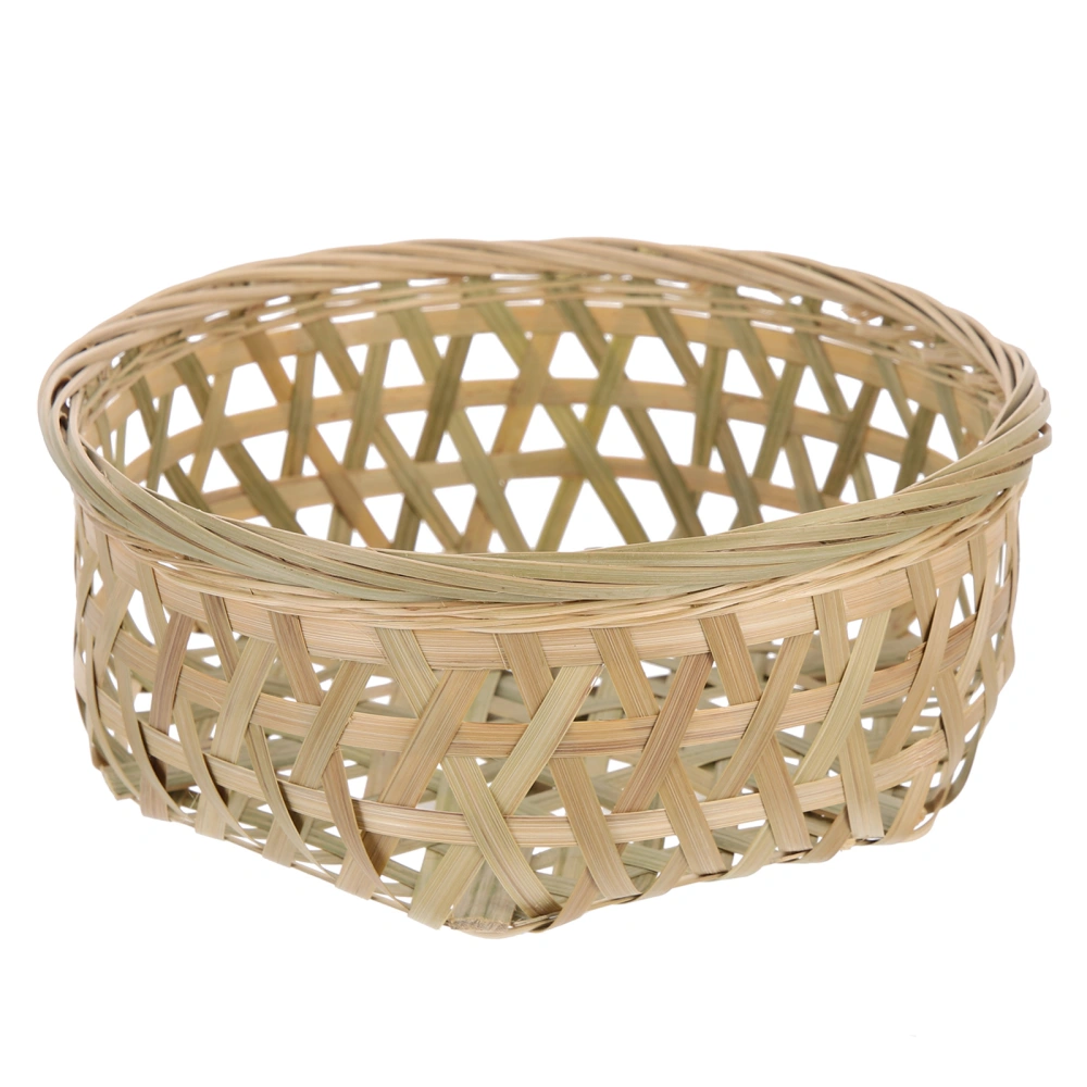 Home Use Bamboo Basket Convenient Food Storage Basket Home Food Basket