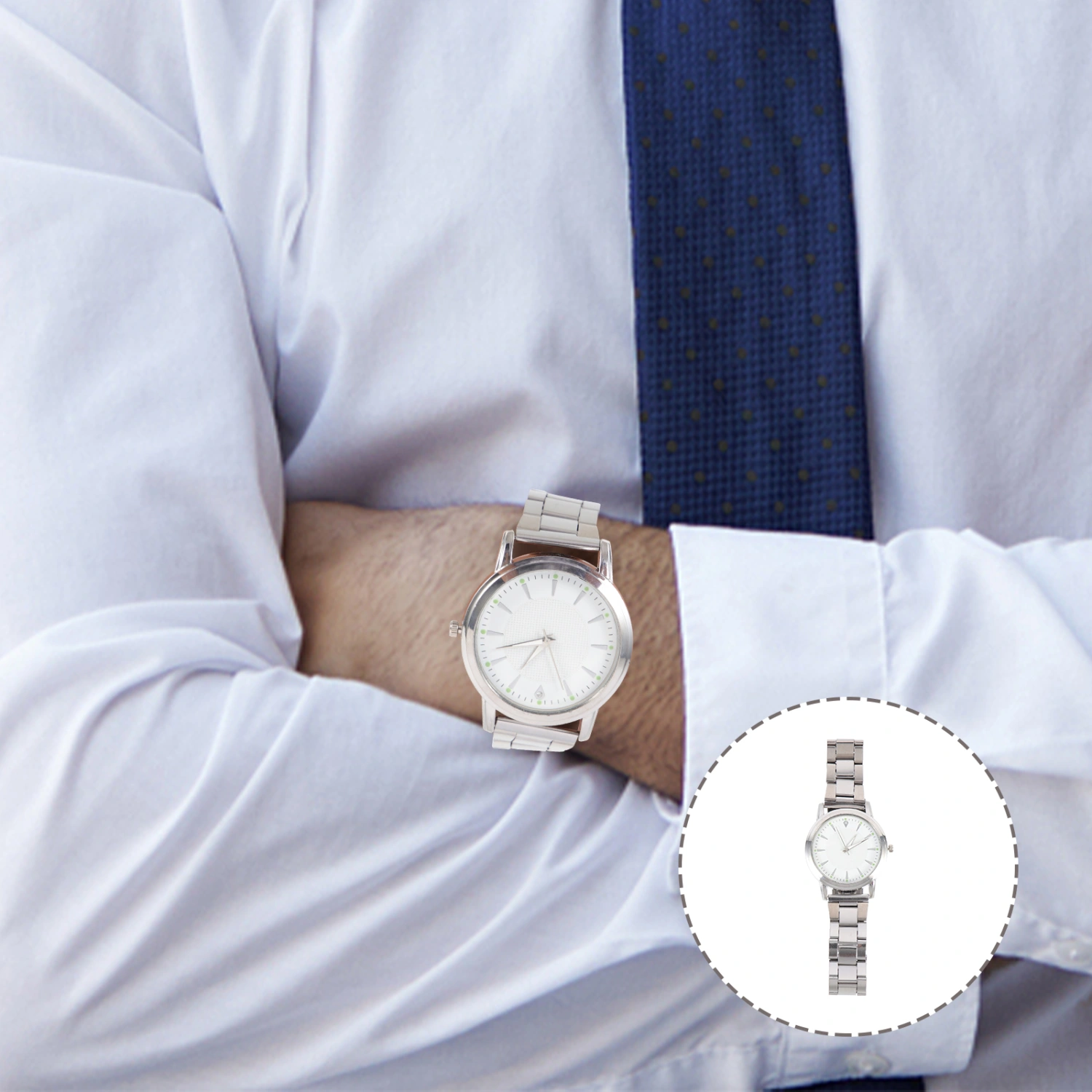 Stylish Watch for Men Wrist Watch Unique Wrist Watch Ornament Business Men Watch