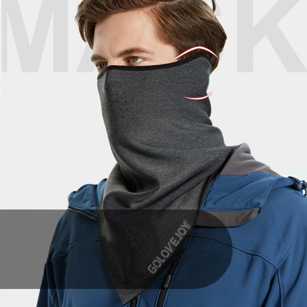 Winter Riding Face Mask Windproof Face Cover Warm Covering Mask Ear Protector Riding Accessories Dark Grey