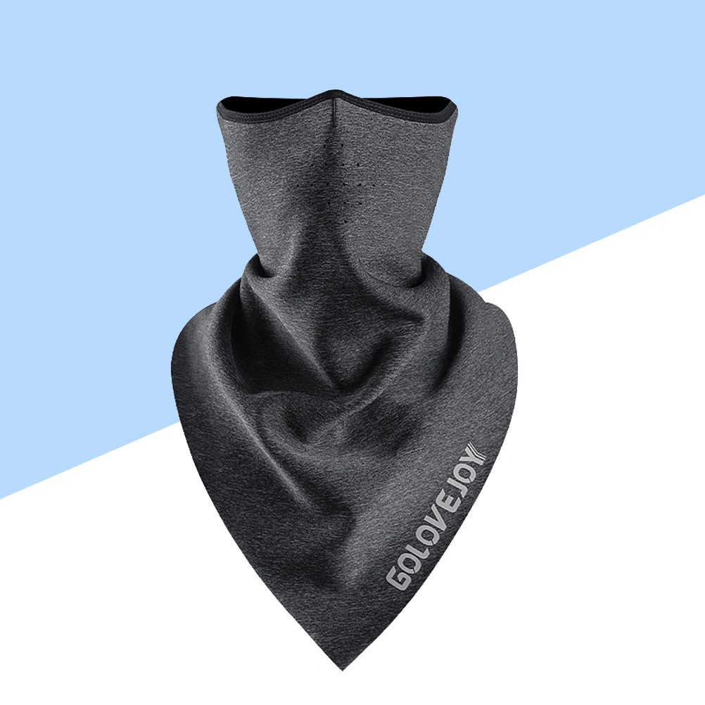 Winter Riding Face Mask Windproof Face Cover Warm Covering Mask Ear Protector Riding Accessories Dark Grey