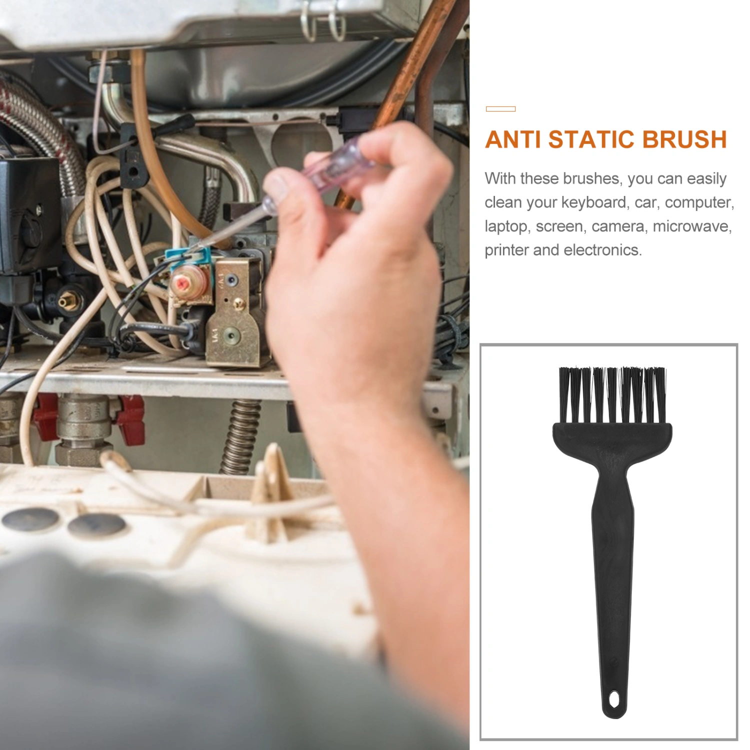 8Pcs Computer Cleaning Brushes Laptop Keyboard Digital Product Anti Static Brush