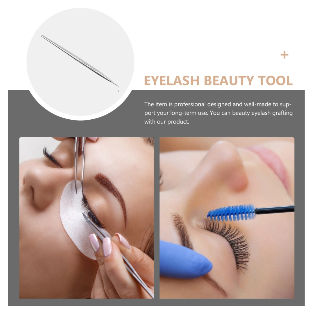 1Pc Stainless-steel Beauty Eyelash Picking Assistant Eyelash Ironing Tool