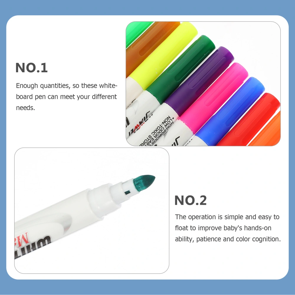 12Pcs Dry Erase Markers Painting Pens Whiteboard Markers Portable Erasable Painting Markers