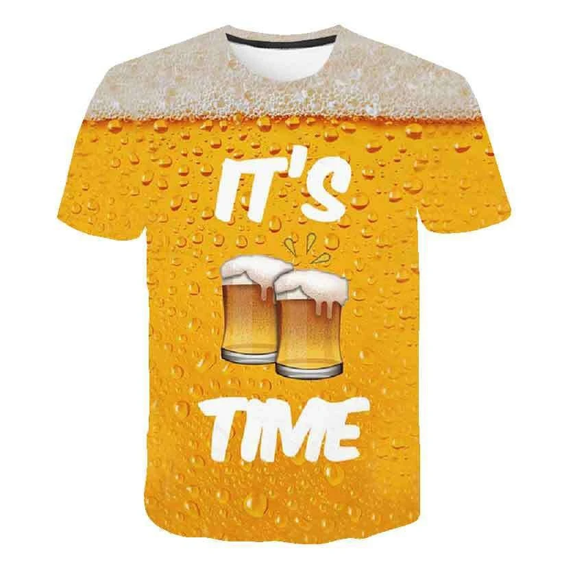 Men's Fashion Casual 3D Short-sleeved T-shirt