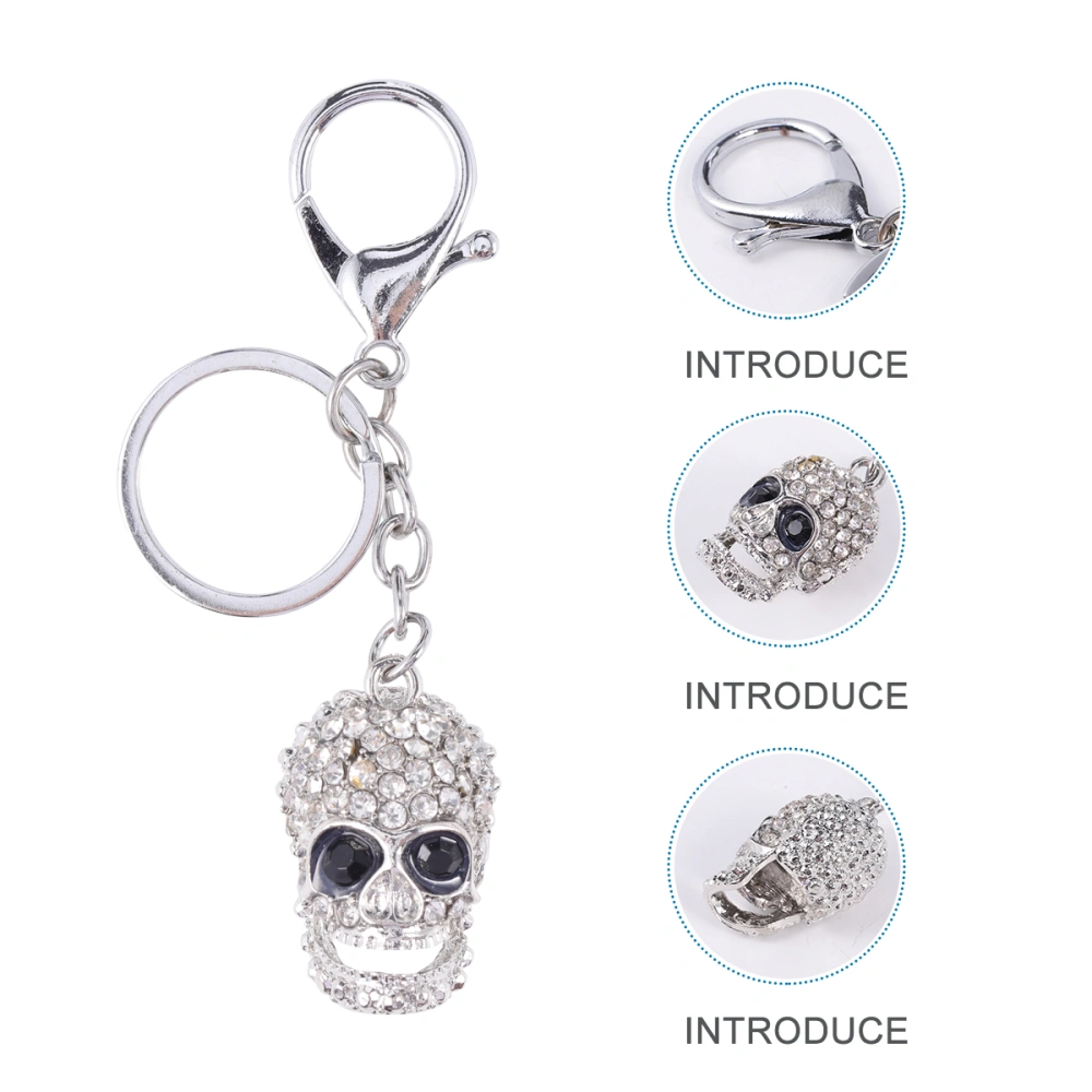 1pc Stylish Skull Key Chian Charming Keychain Bag Pendant Key Holder