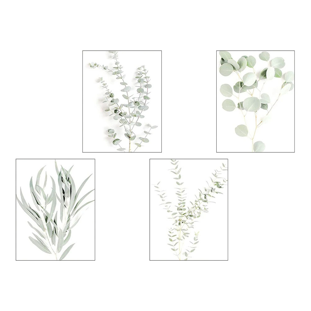 4pcs Home Living Room Wall Decor Painting Core without Frame Wall Adornment