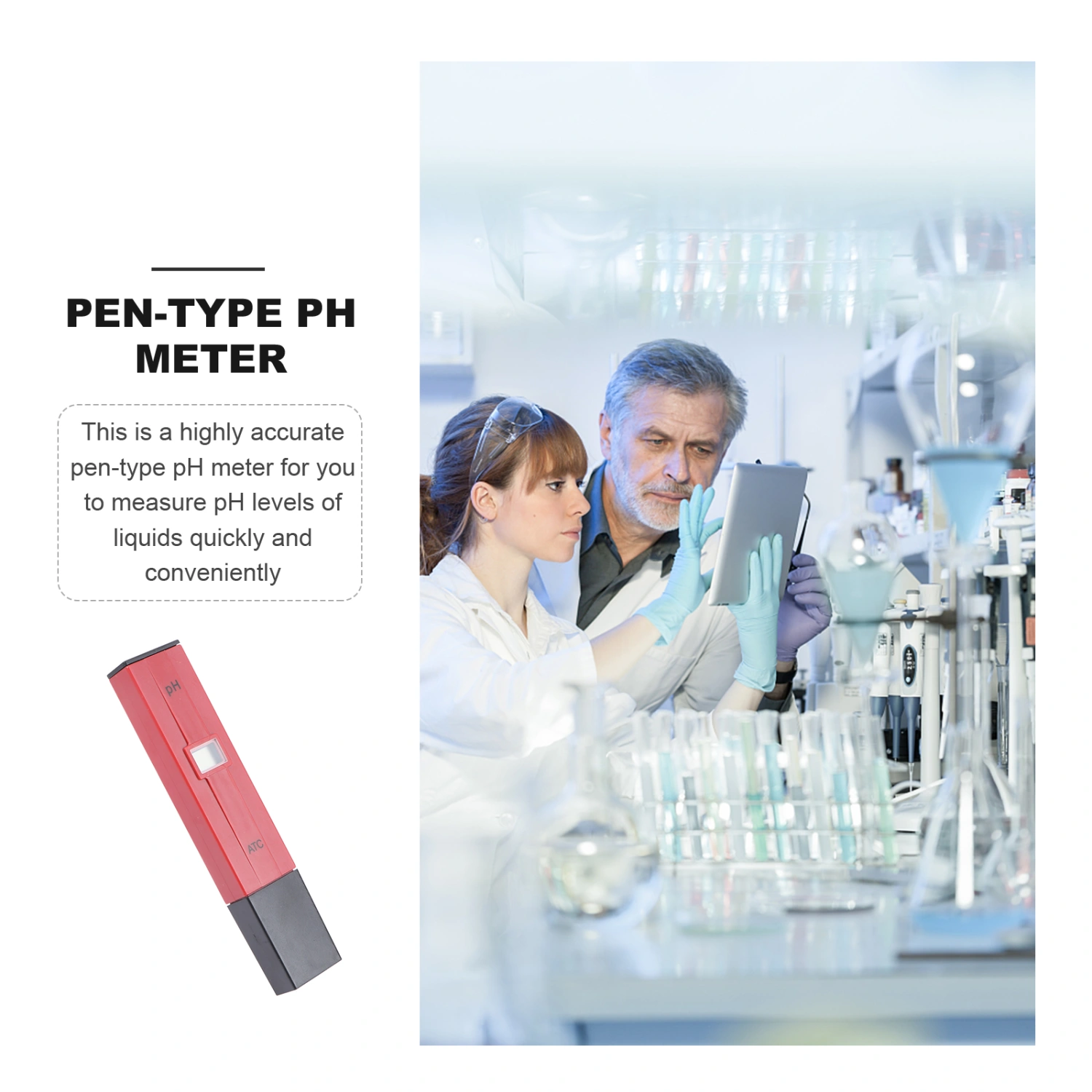 PH2011 Digital Pen Type PH Tester Meter Pocket Aquarium Pool Water PH Tester