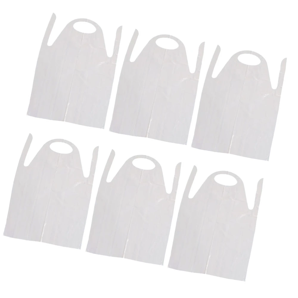 12pcs Disposable Cooking Apron Oil-proof Waterproof Apron Sleeveless Serving Aprons Housework Apron for Home Restaurant