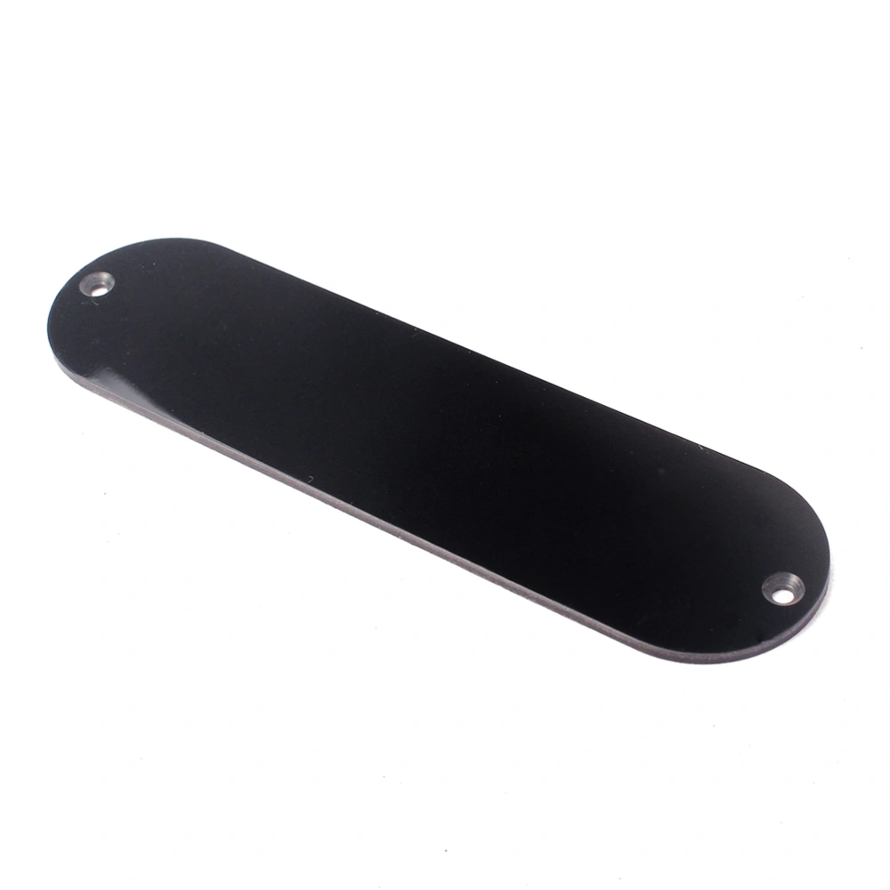 ABS Plastic Electric Guitar Bridge Switch Control Plate for Bass Guitar GE110 (Black)