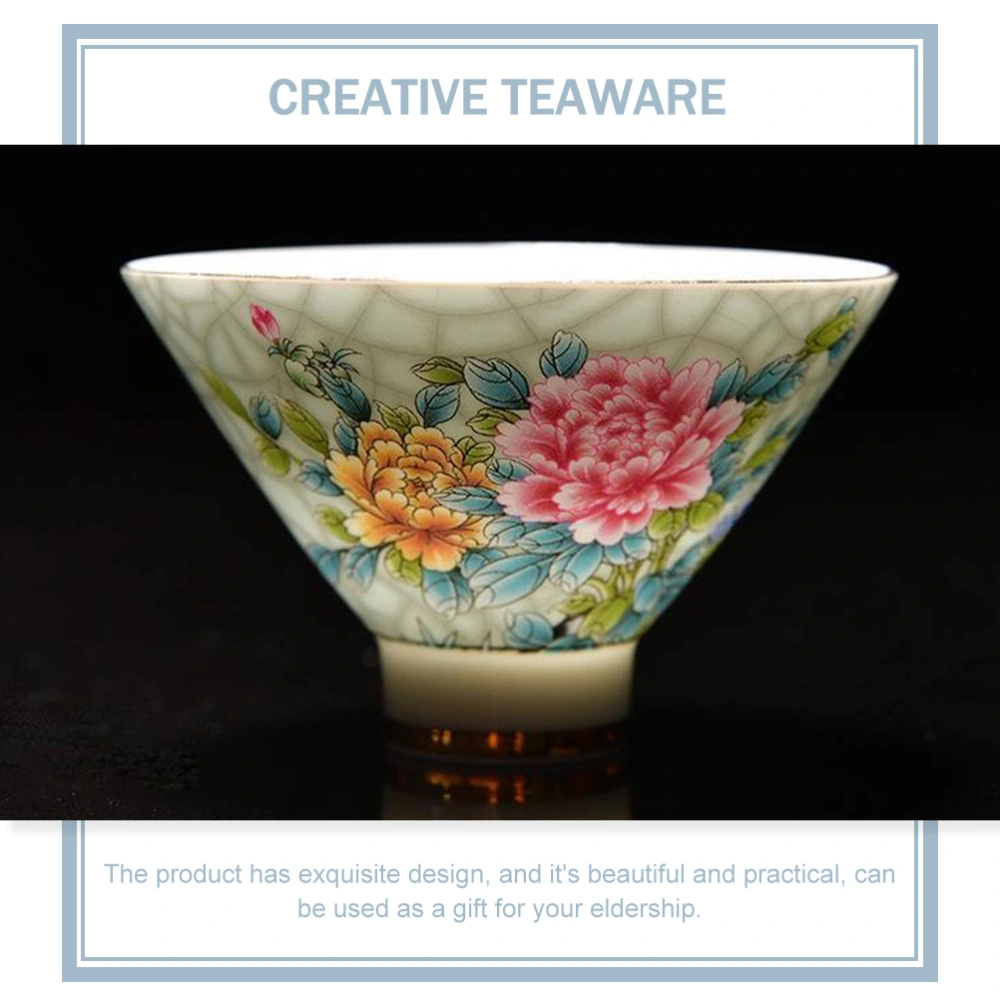 Ceramic Teacup Chinese-style Tea Cup Household Delicate Kungfu Teaware