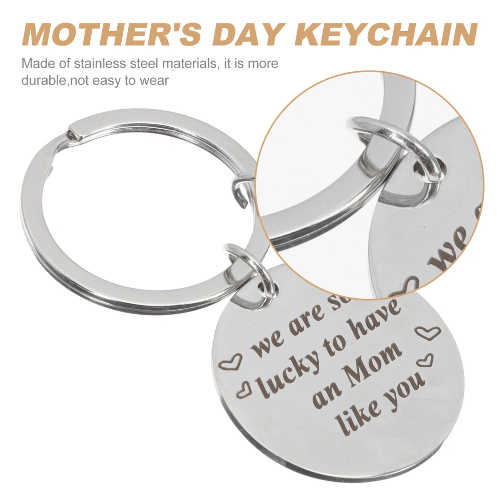 Stainless Steel Key Ring For Mother's Day Gift Mother's Day Themed Keychain