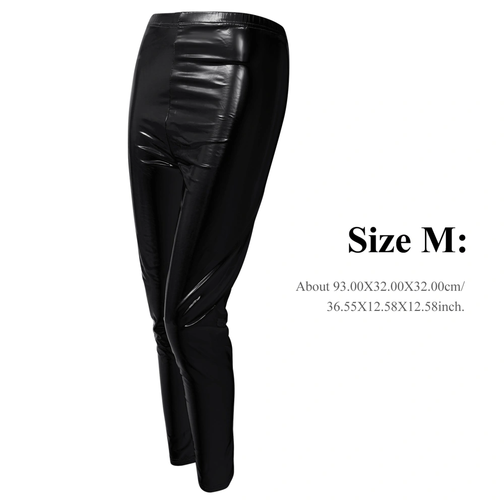 1Pc Leather Leggings High Waist Pants Women Elastic Tights Fashion Pants