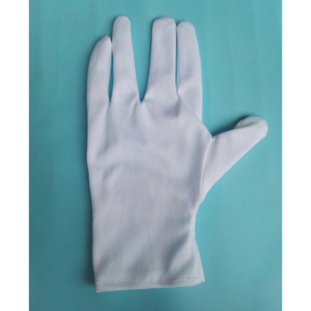 12 Pairs of Polyester Gloves Breathable Workwear Gloves Industrial Work Gloves Etiquette Gloves