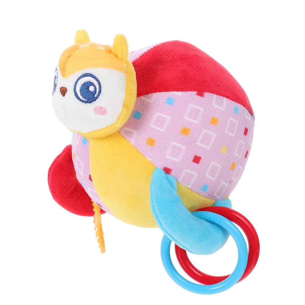 Cartoon Baby Rattle Toy Animal Design Hand Rattle Practical Teething Toy