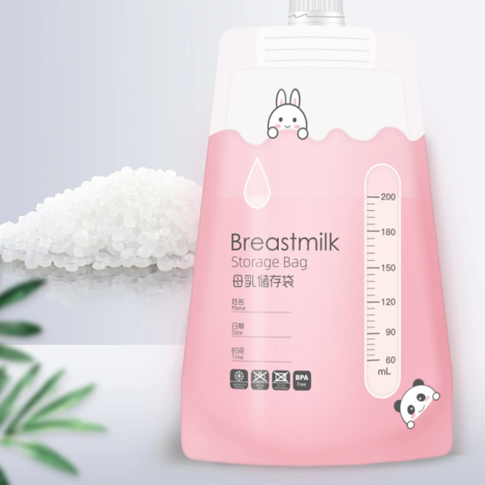 10pcs Breastmilk Freezer Bags Breastmilk Storage 200ml Milk Bags for Breastmilk