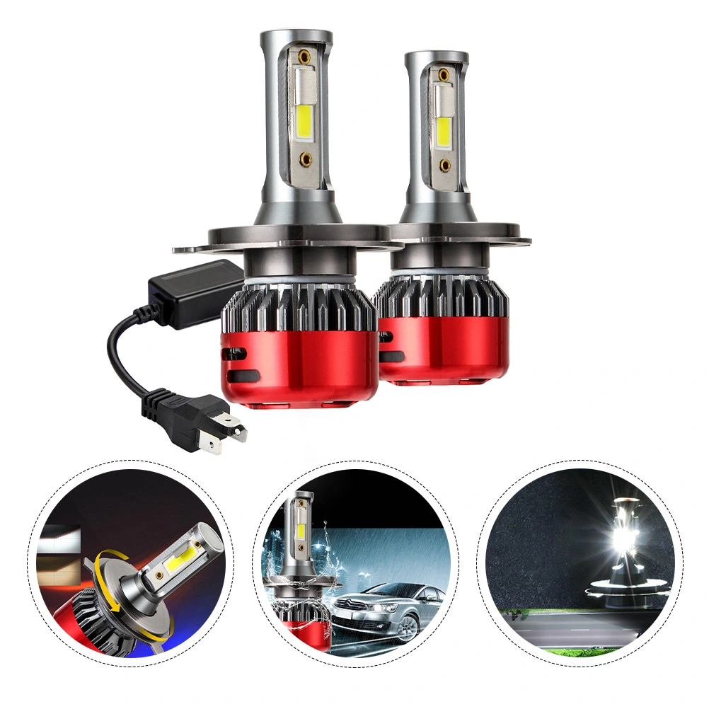 A Pair of I5-H4 Headlight LED Bulb Car Headlight Lamps Head Lights for Car