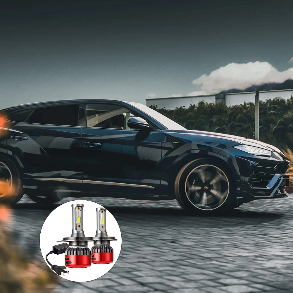 A Pair of I5-H4 Headlight LED Bulb Car Headlight Lamps Head Lights for Car
