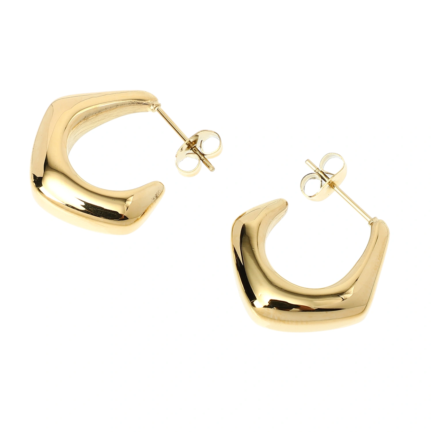 1 Pair Fashion Loop Drop Pendant Earrings Ear Studs Ear Jewelry Women Jewelry