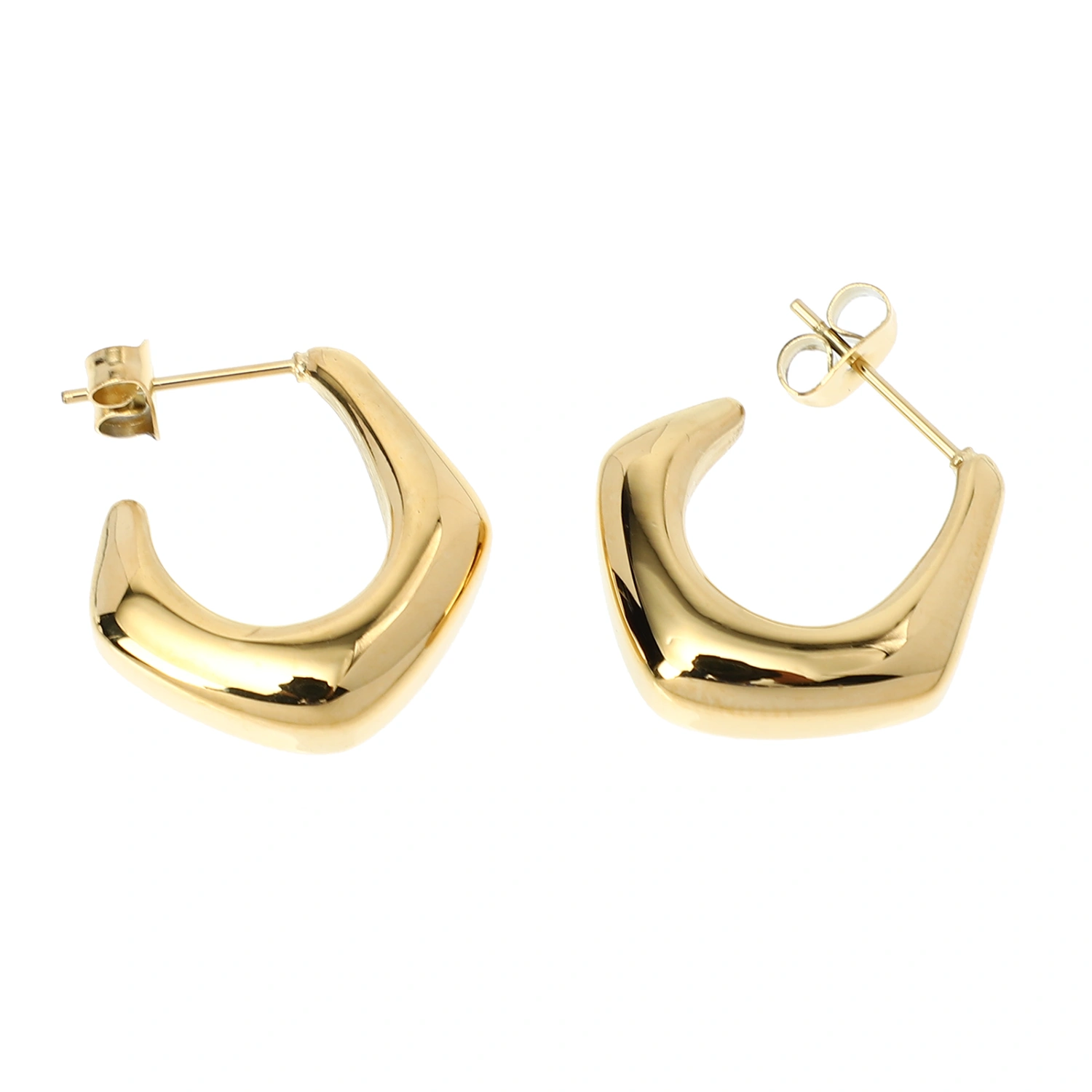 1 Pair Fashion Loop Drop Pendant Earrings Ear Studs Ear Jewelry Women Jewelry