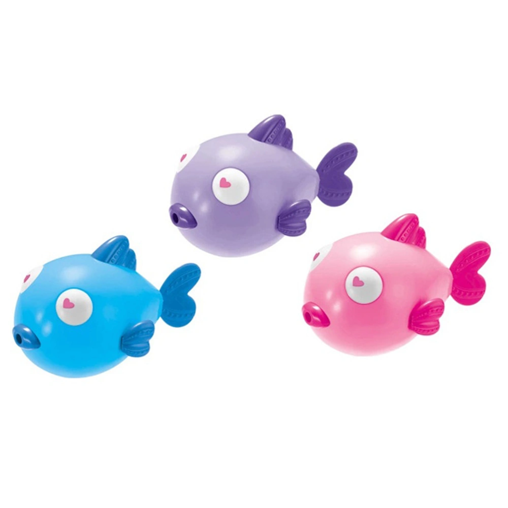 7pcs Wind-up Animal Toys Cartoon Design Toys Clockwork Toy Water Shower Tub Toy for Toddler Bathing (Seahorse, Kiss Fish, Fish, Turtle, Crocodile, Hippo, Frog)