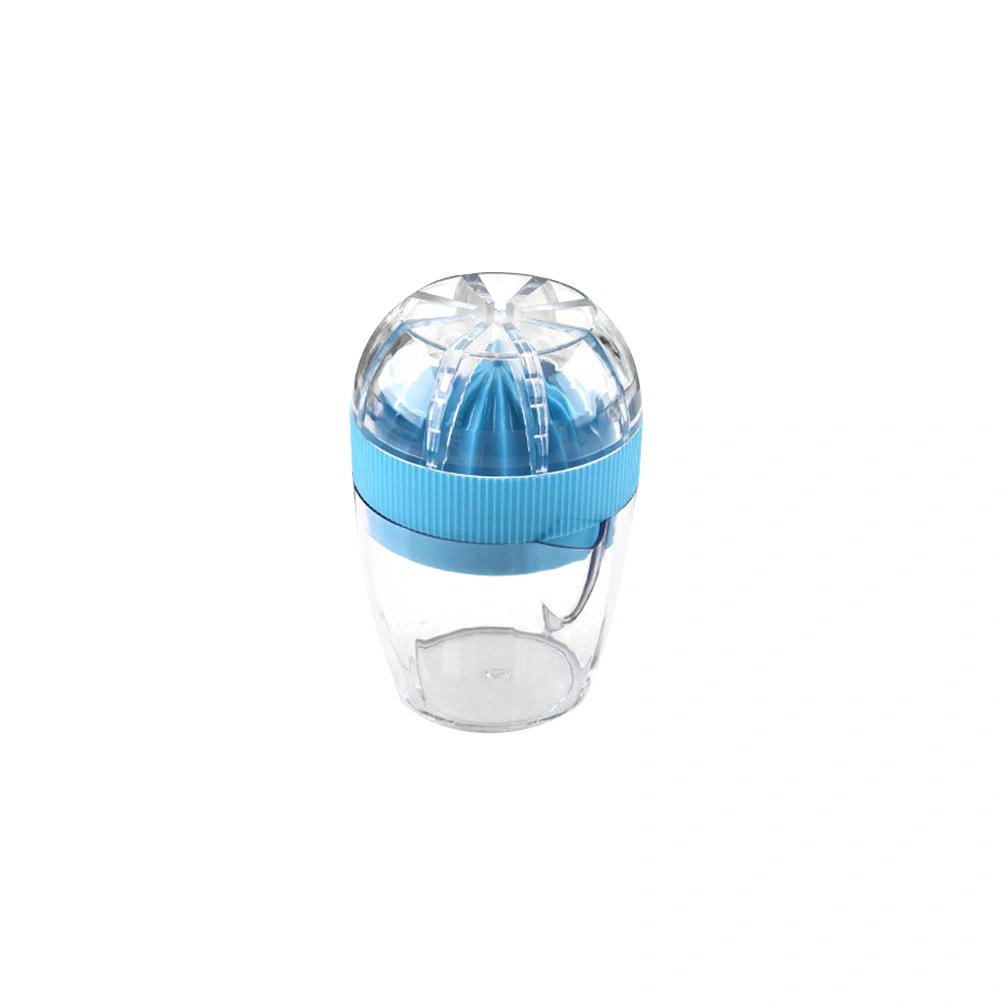 Citrus Squeezer With Lid Plastic Manual Lemon Juicer Press Cup Limes Hand Manual Fruit Vegetable Tools Kitchen Gadgets (Random Color)