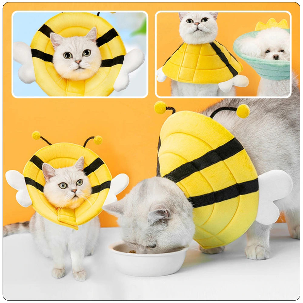 Creative Bee Recovery Collar Comfortable Collar Pet Neck Circle Dog Cone for Protection