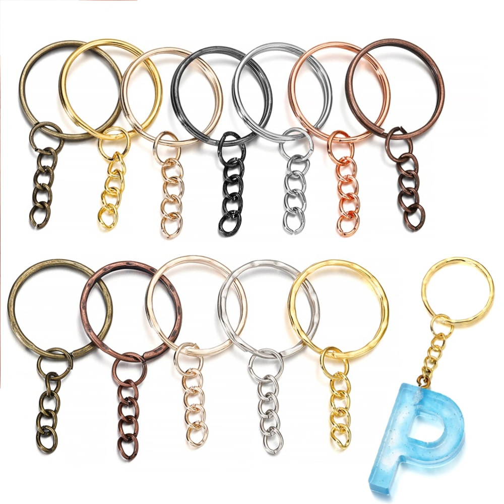 1 Set of DIY Circle Rings Metal Open Jump Rings DIY Key Chain DIY Key Ring