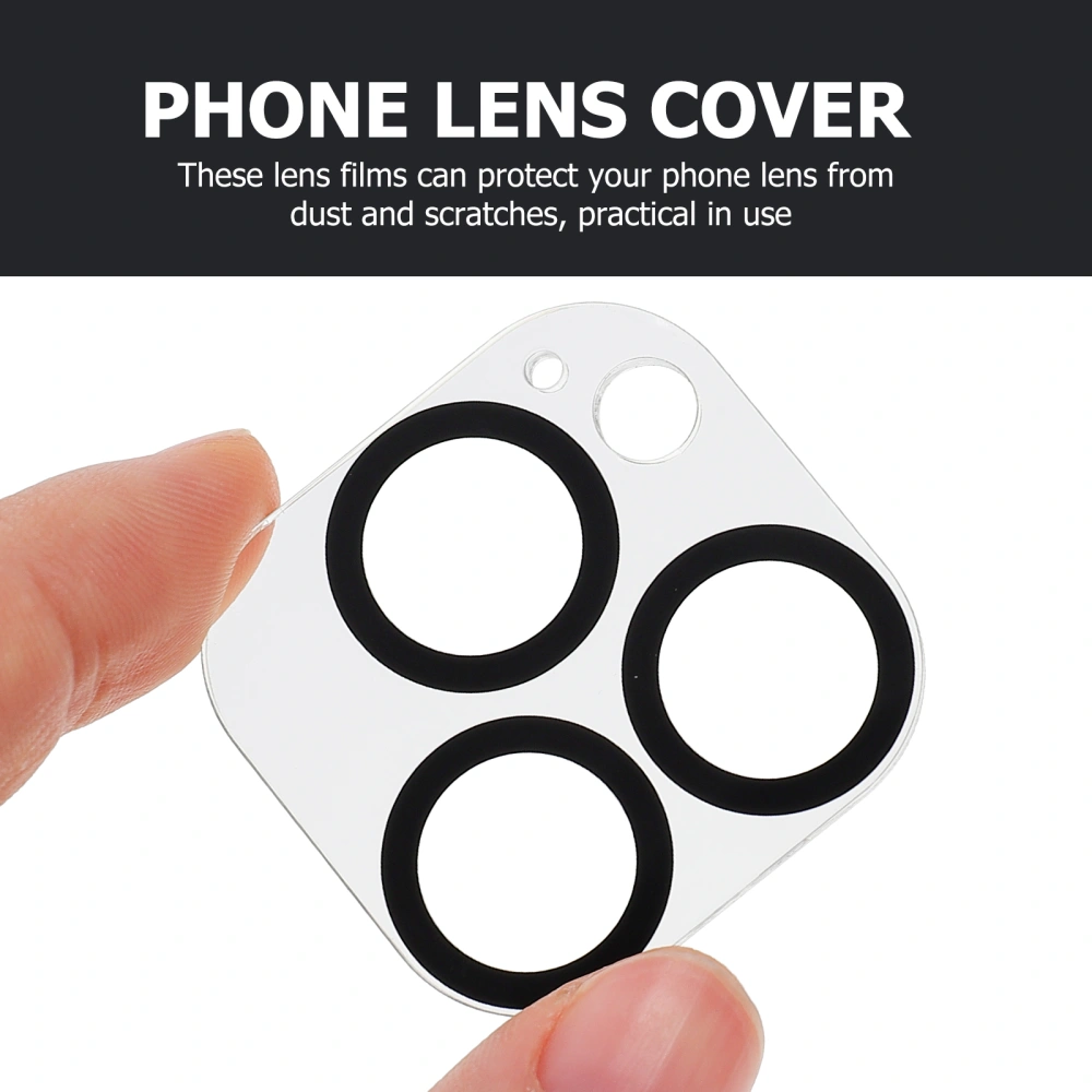 1 Set Fashionable Phone Lens Guards Lens Protectors Compatible for iPhone 13 Pro