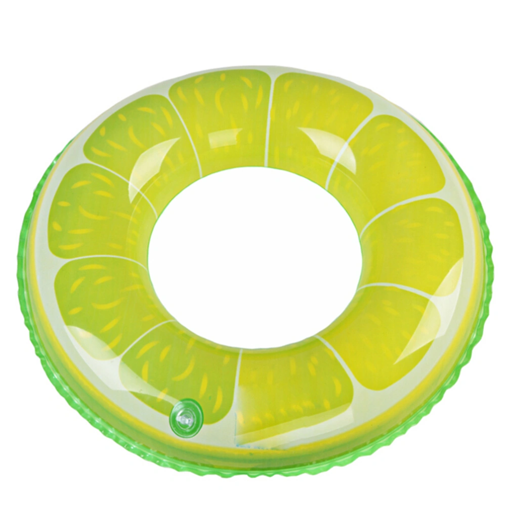 Swimming Floats Fruit Orange Printing Inflatable Swimming Ring Pool Beach Toys Tube for Kids Children