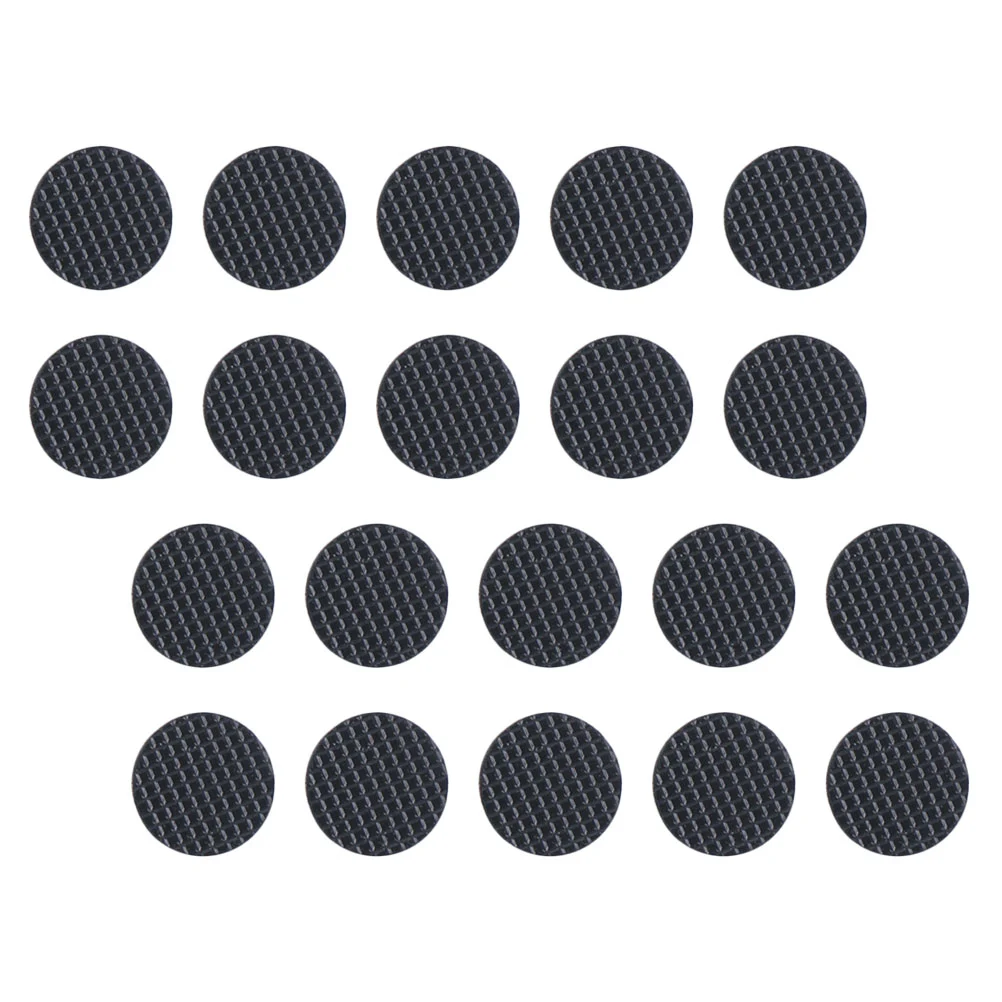 20Pcs Anti-slip Rubber Guitar Pick Grips Guitar Pick Anti Dropping Rubber Grips Black
