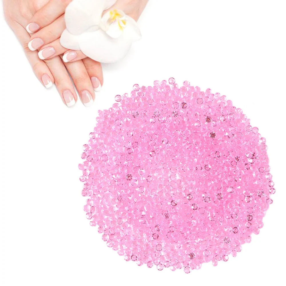 10000pcs 3MM Acrylic Diamonds Wedding Table Scattering Crystals Diamond Table Decorations Rhinestone Shower Party Ornament(Pink)