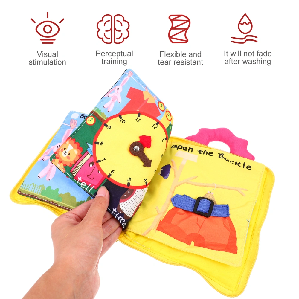 1Pc Baby 3D Cloth Book Fabric Book Early Educational Preschool Learning Book Enlightenment Learning Book Toy