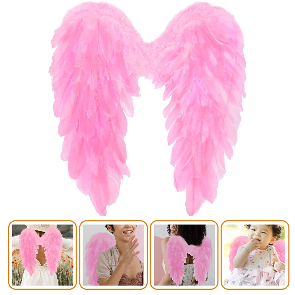 Feathers Angel Wing Christmas Halloween Fancy Dress Kids Cosplay Party Prop