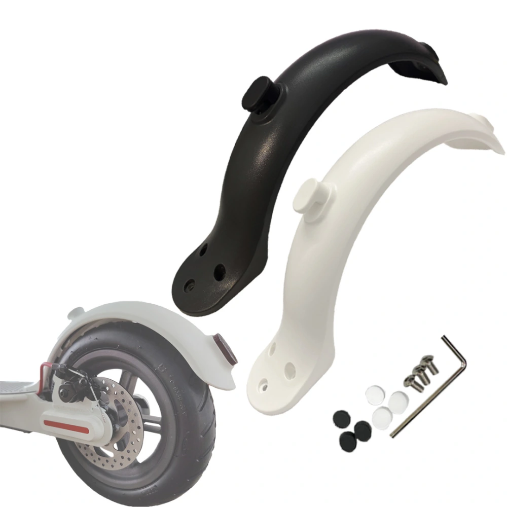 Electric Scooter Rear Mudguard With Hooks