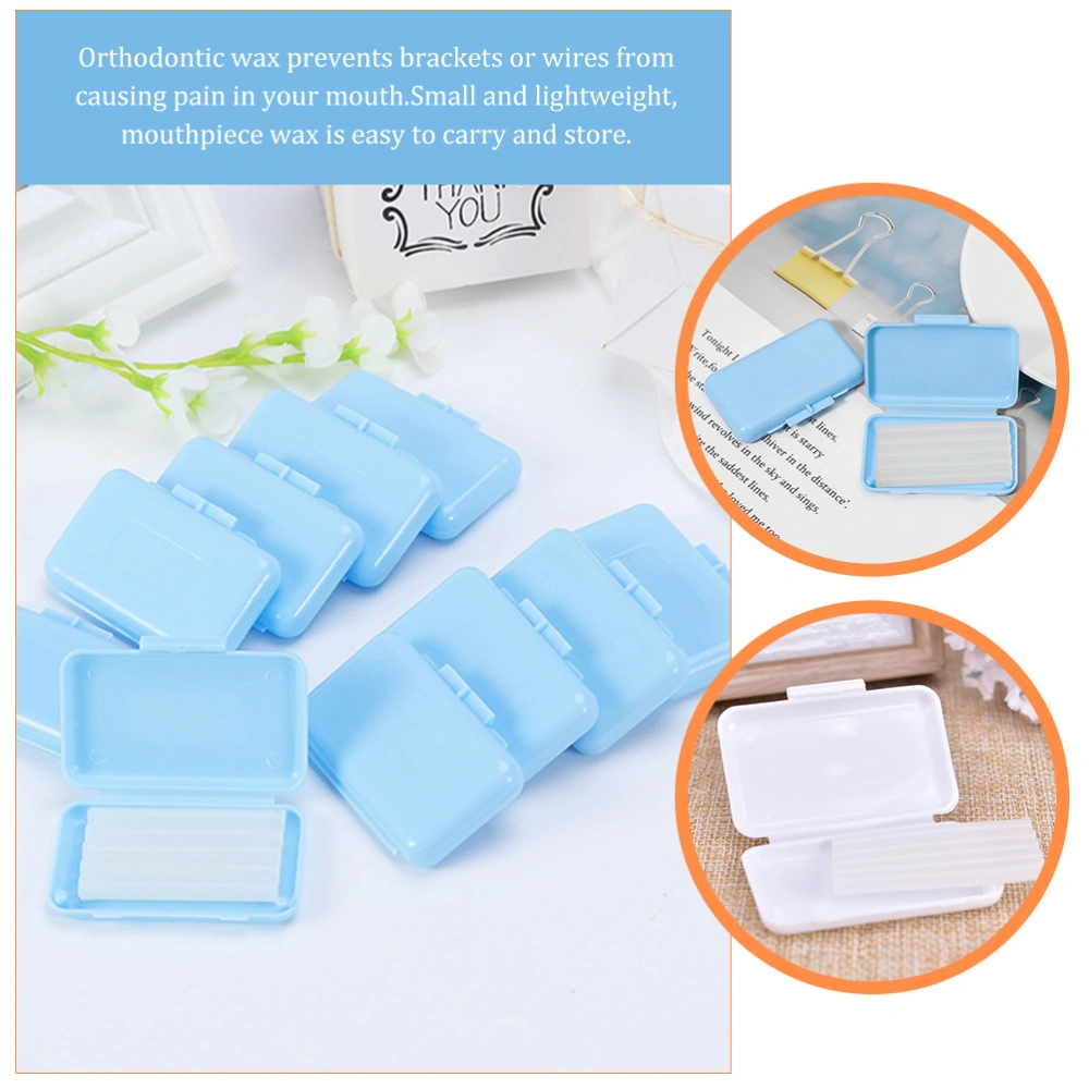  10 Boxes Dental Brace Wax Brace Protective Wax Orthodontic Wax Orthodontics Braces Used Wax