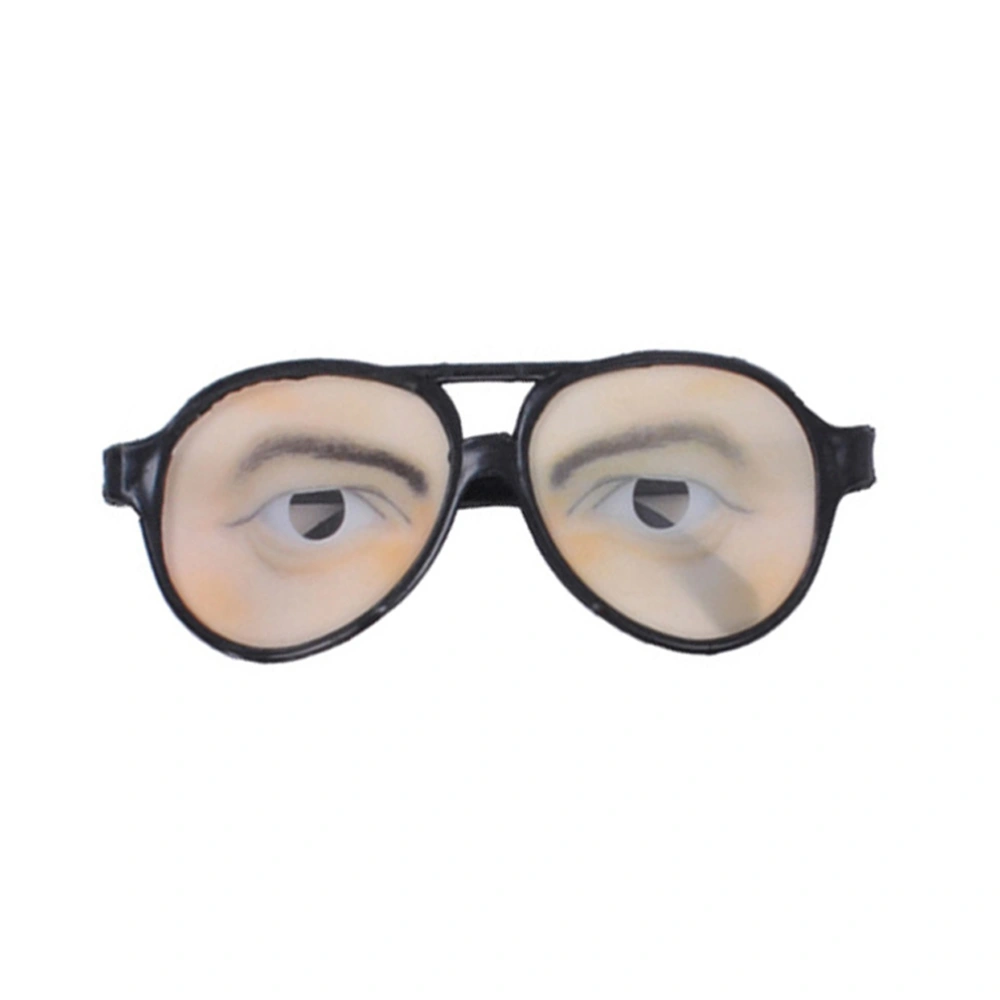 Halloween Trick Toy Male Funny Eyes Glasses Prank Disguise Eyeglass Party Props