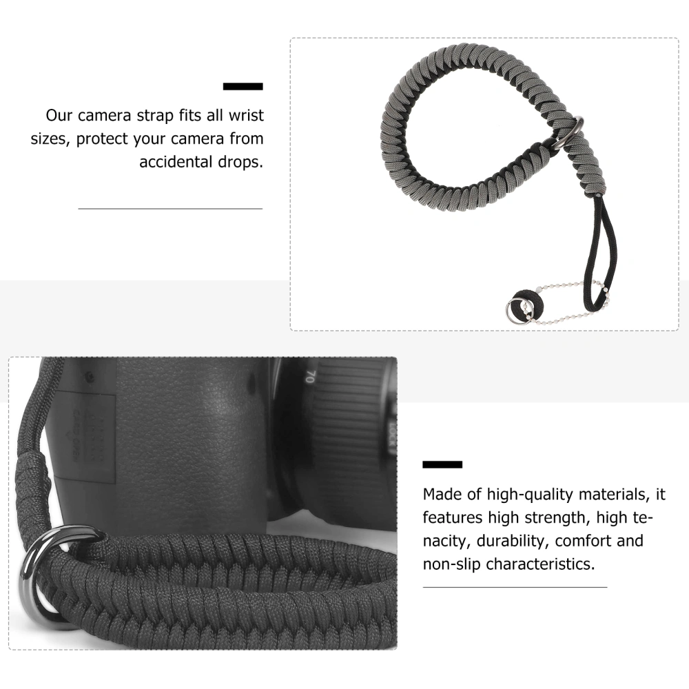 1pc Camera Wrist Band SLR Camera Anti-drop Wrist Strap Practical Camera Band