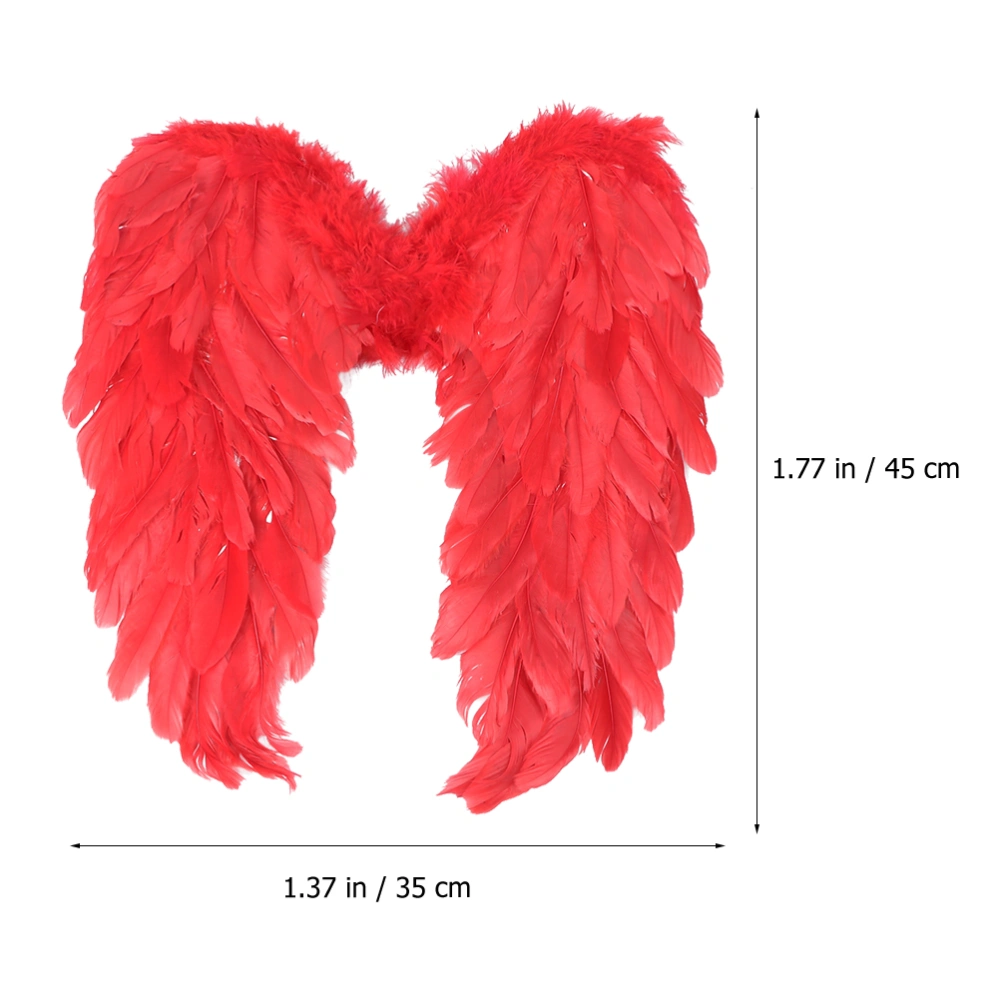 Feathers Angel Wing Christmas Halloween Fancy Dress Kids Cosplay Party Prop