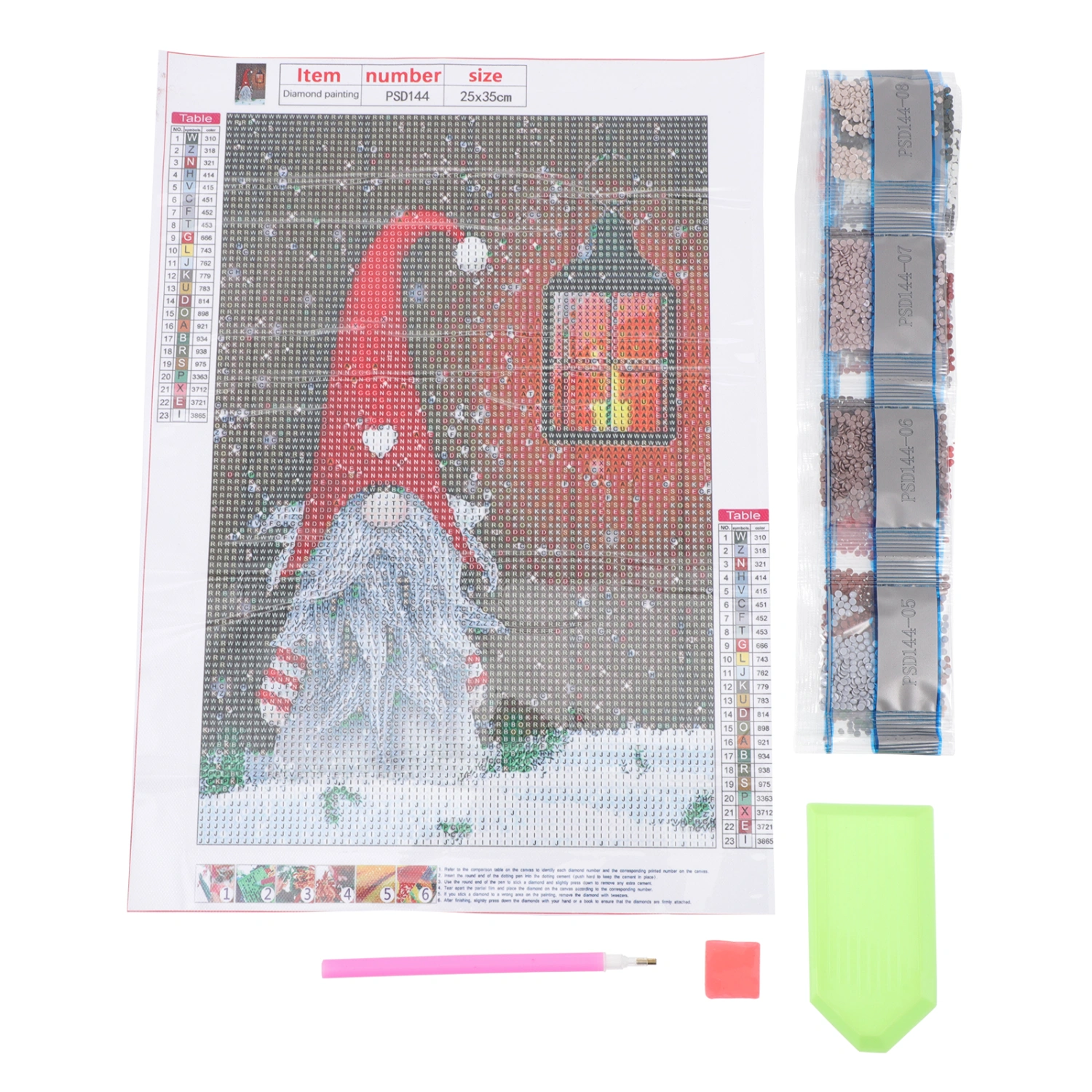 1 Set DIY Diamond Drawing Kit Practical DIY Diamond Picture Wall Painting Decor