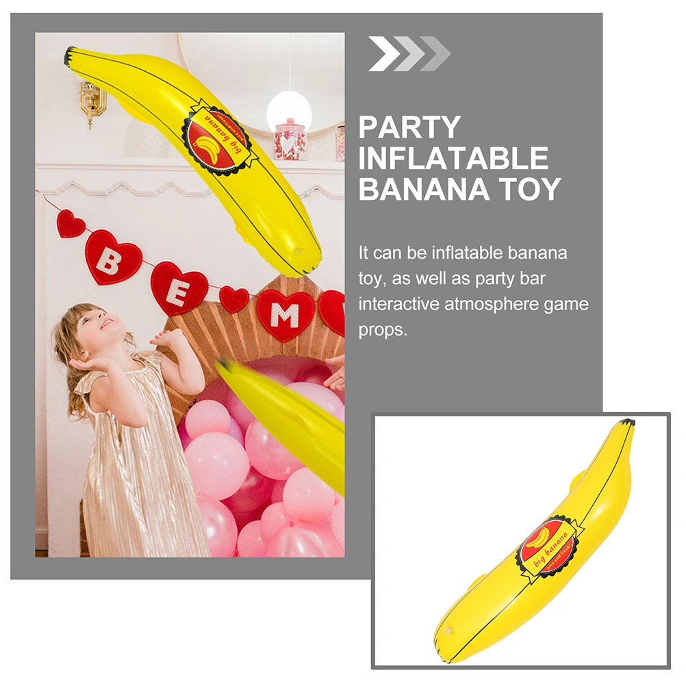3pcs Outdoor Portable Inflatable Banana Adults Pool Toy Beach Party Decorations