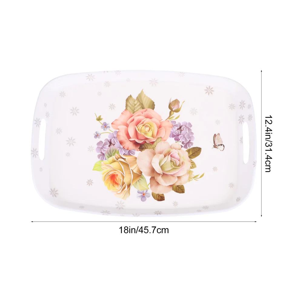 Household Tea Tray Multi-function Coffee Tray Convenient Dessert Tray Dessert Accessory