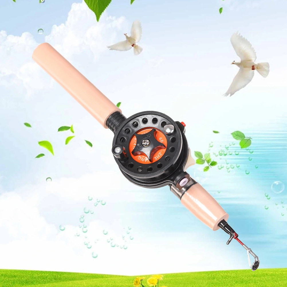 60cm Portable Telescopic Winter Fishing Rod Fish Hand Fishing Tackle Fishing Pole Set