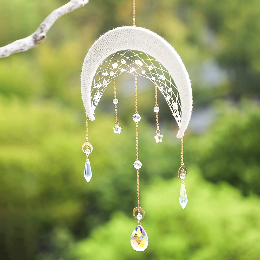 Home Fashion Crescent Crystal Pendant Pendant