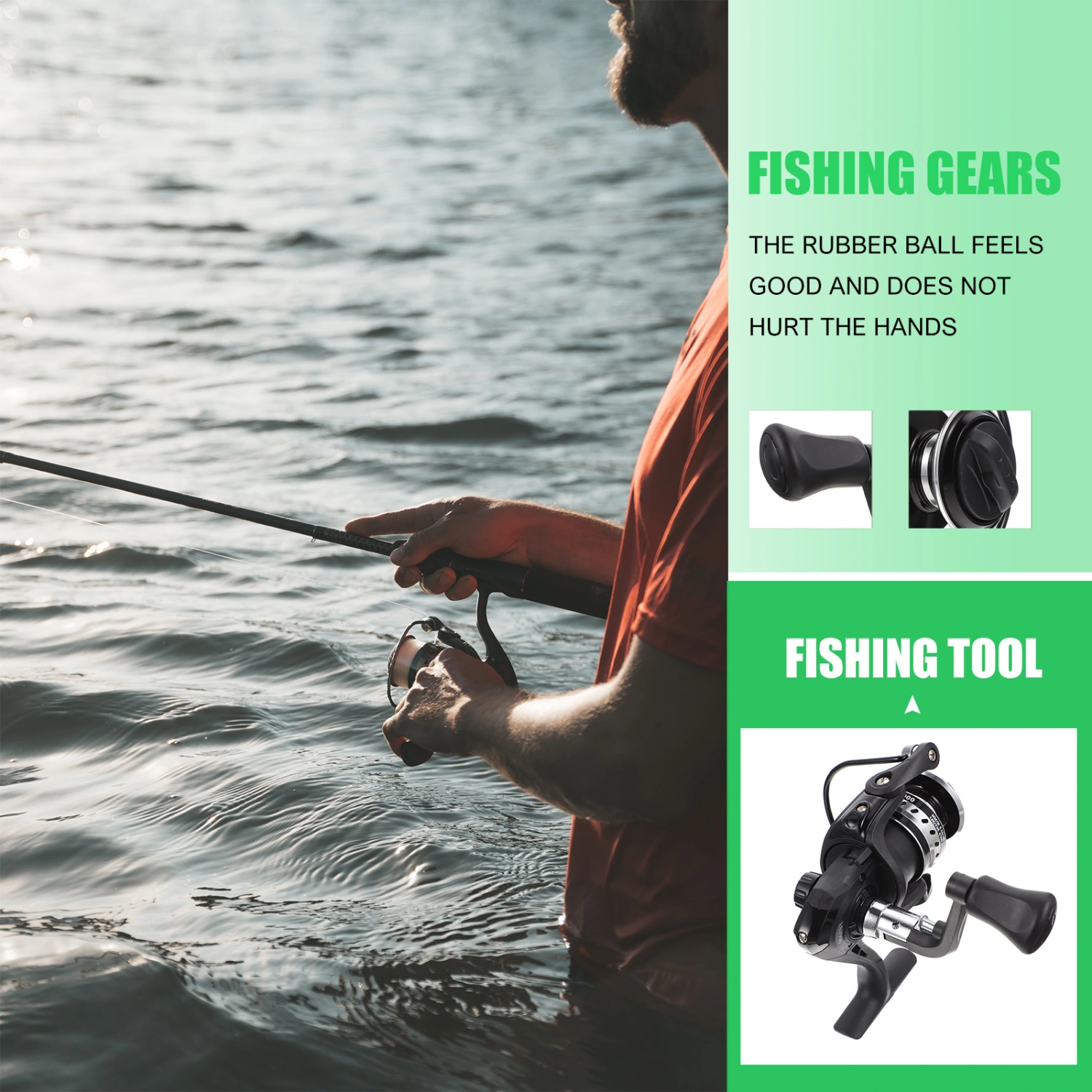 1Pc Zinc Alloy Fishing Reel Bait Casting Reel Fishing Reel Fishing Accessory